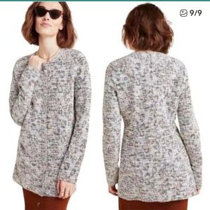 Anthropologie Dolan
Leopard Longline Brown
Motif Tweed Jacket Size XS